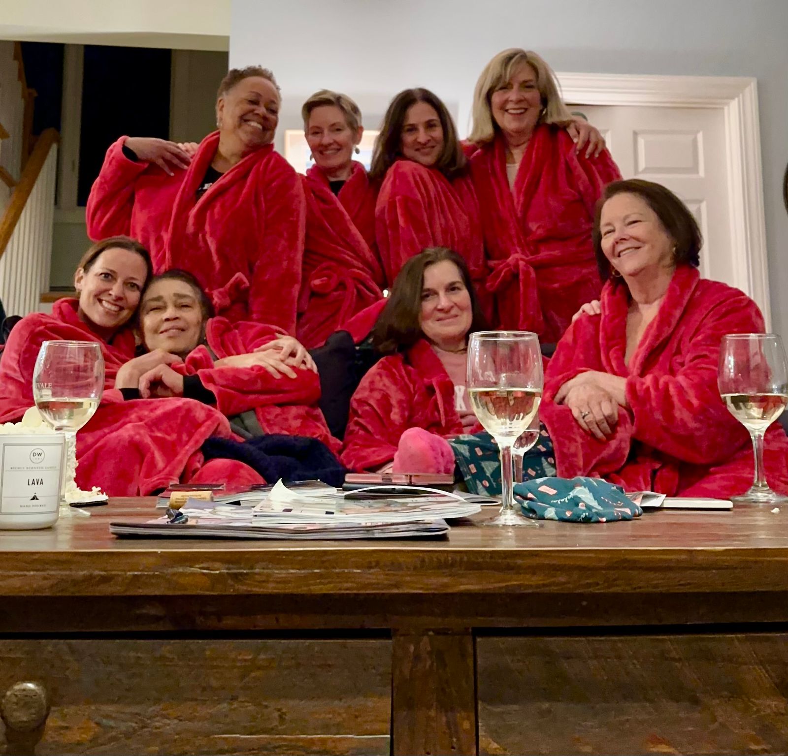 Sheepy Fleece Robe Cerise – Annie Selke