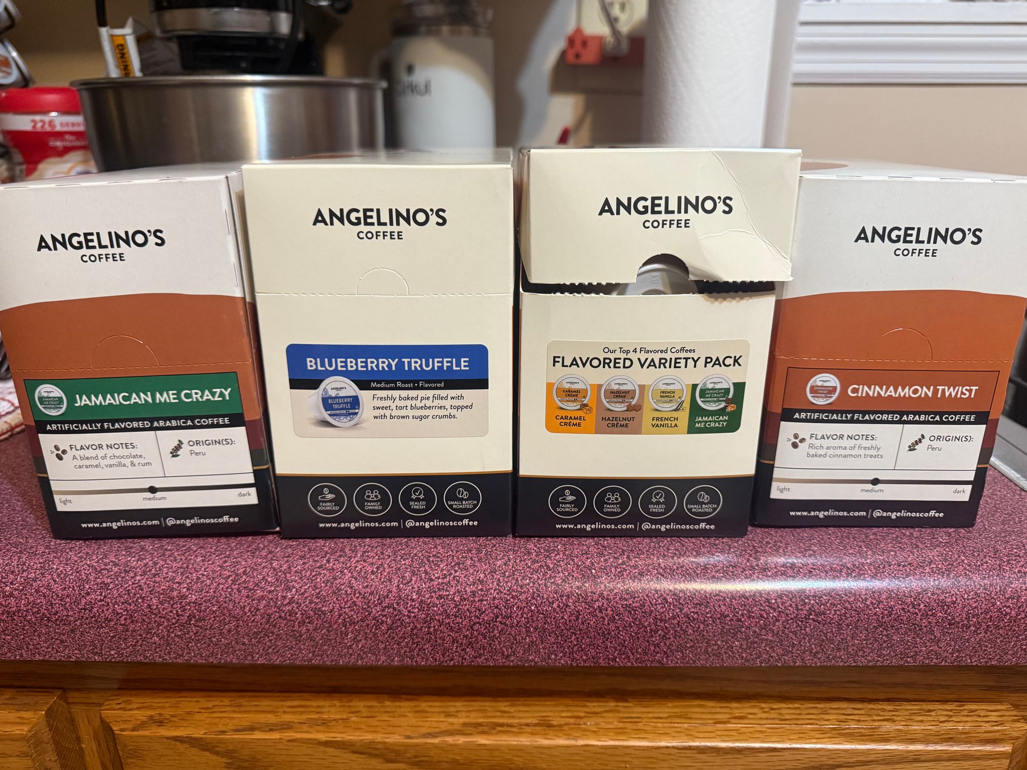 Flavored Variety Pack  Angelino's Coffee