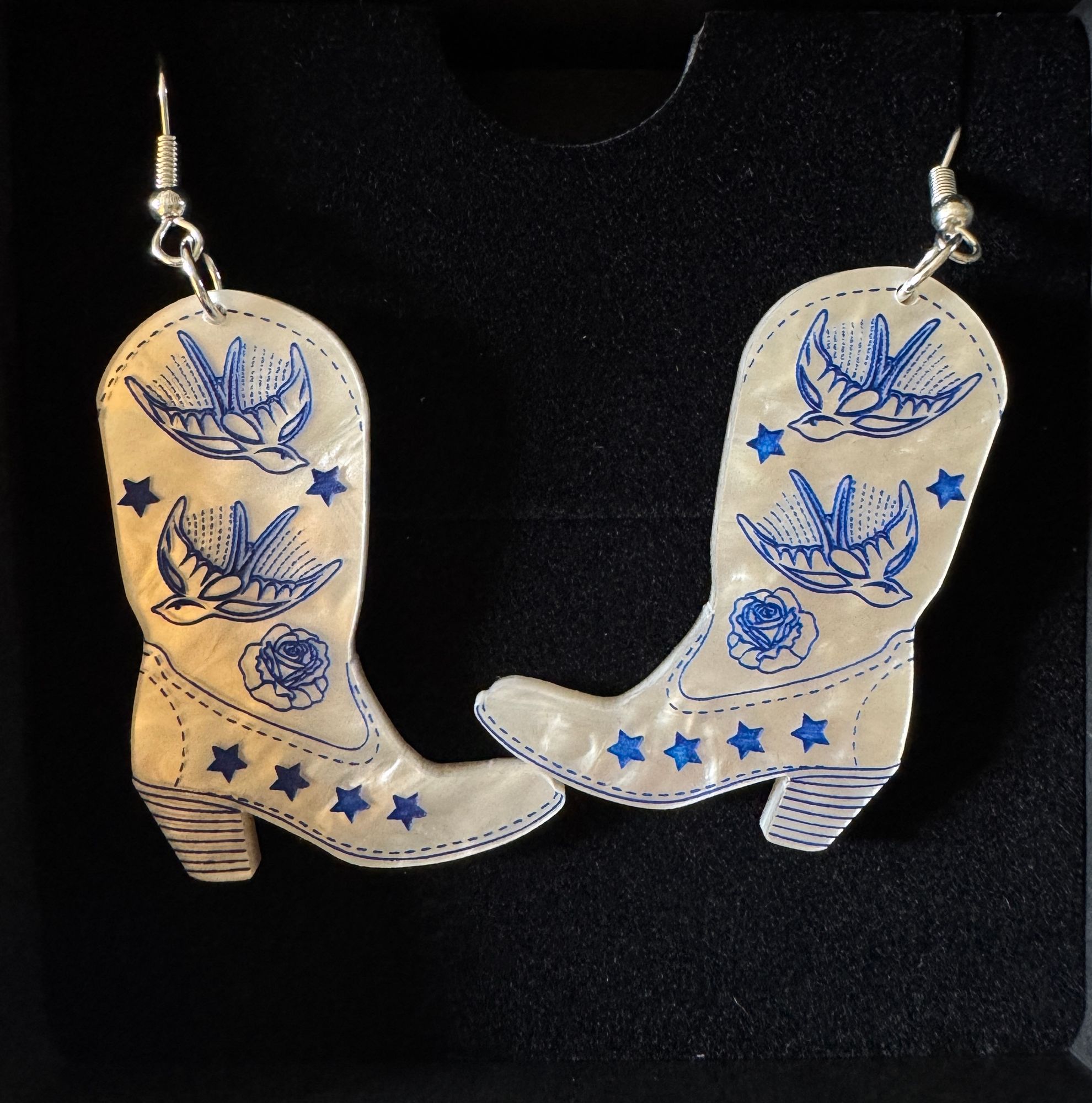 Orecchini Stivali Cowboy GAUEIOUR - Design Punk Retrò