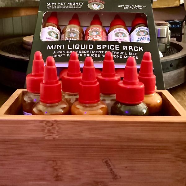 Melinda's Mini Liquid Spice Rack (10 pack)  Melinda's Foods
