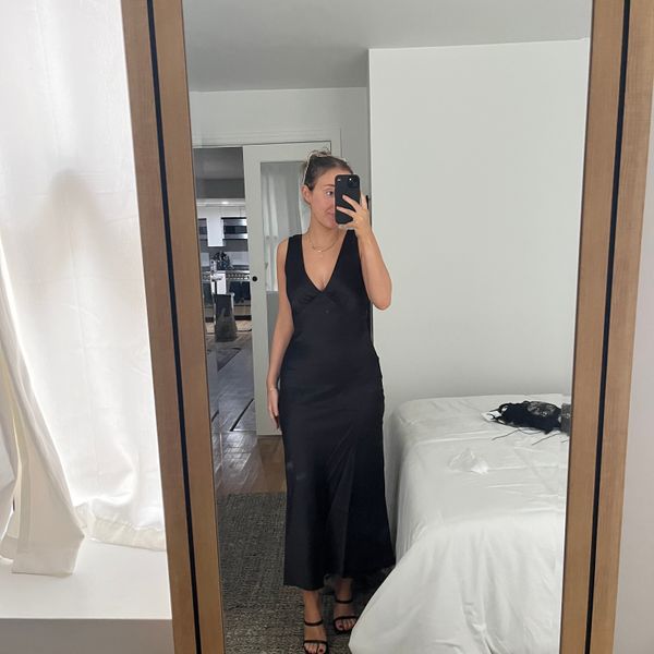 Loren Midi Dress - Black  Peppermayo US