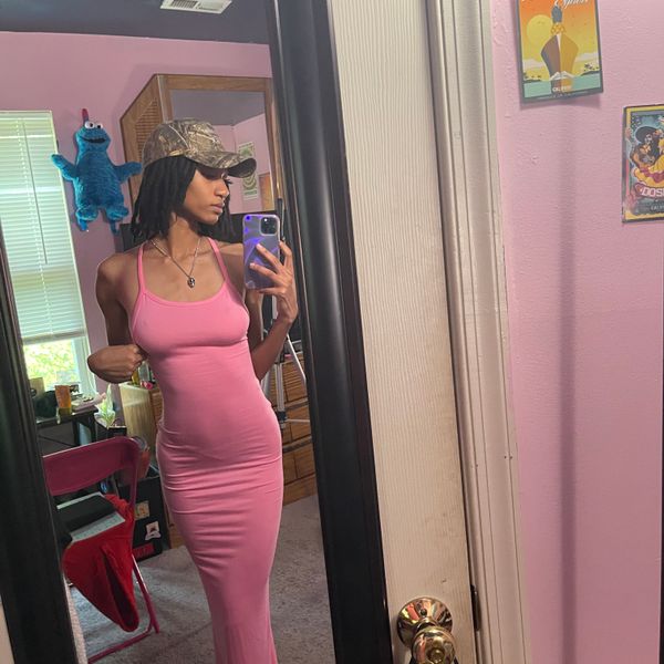 open lace back dress The Baddie