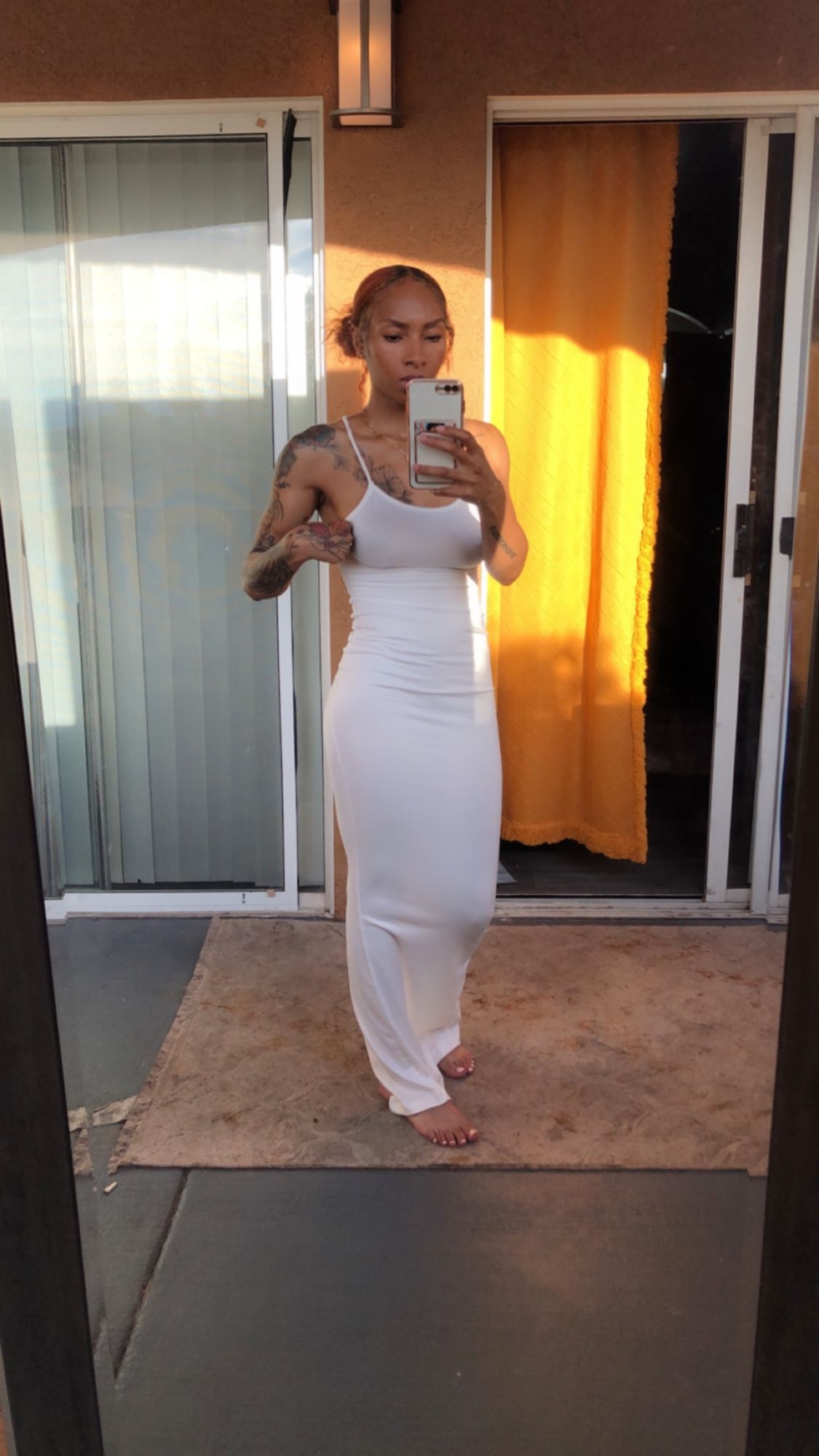 wedding guest dresses green Asymmetrical Polka Dot Sheath Maxi Wedding Guest Dress