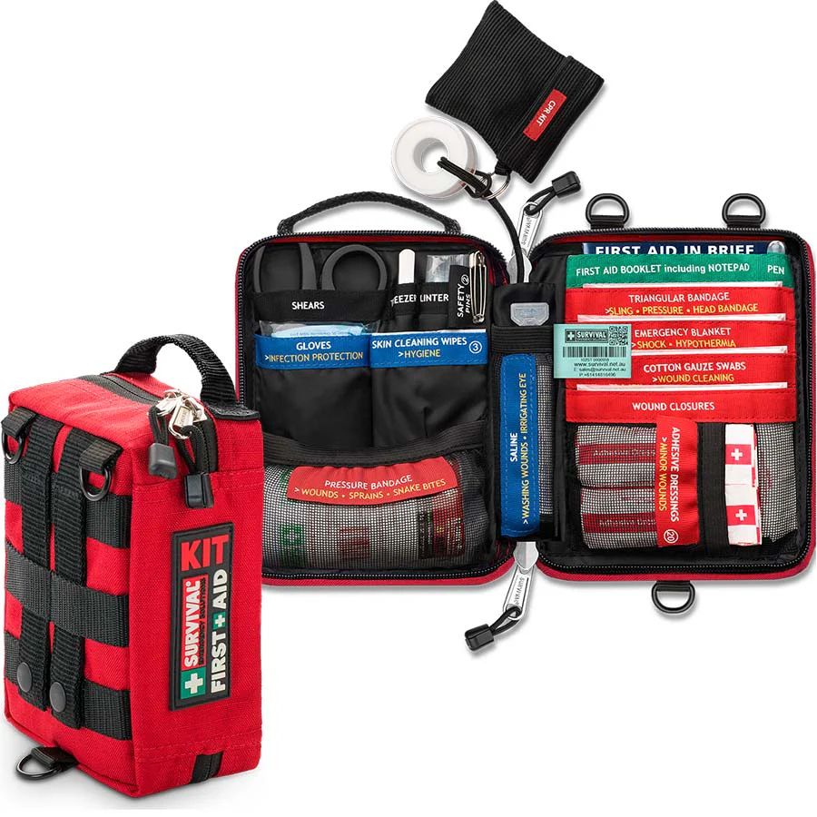 100 Stück Custom OEM ODM Travel Survival Erste Hilfe Notfall Kit kleine Tasche f