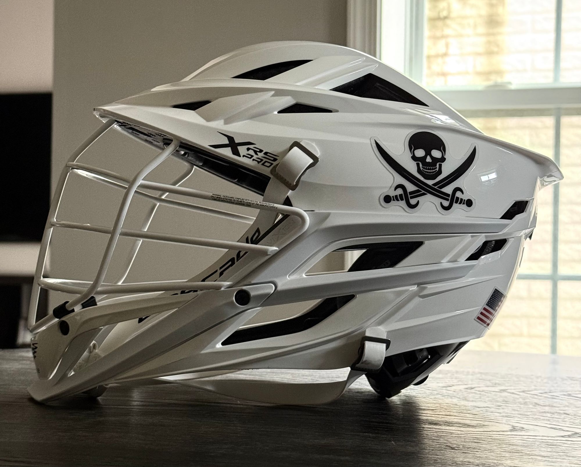 Cascade XRS PRO White Lacrosse Helmet