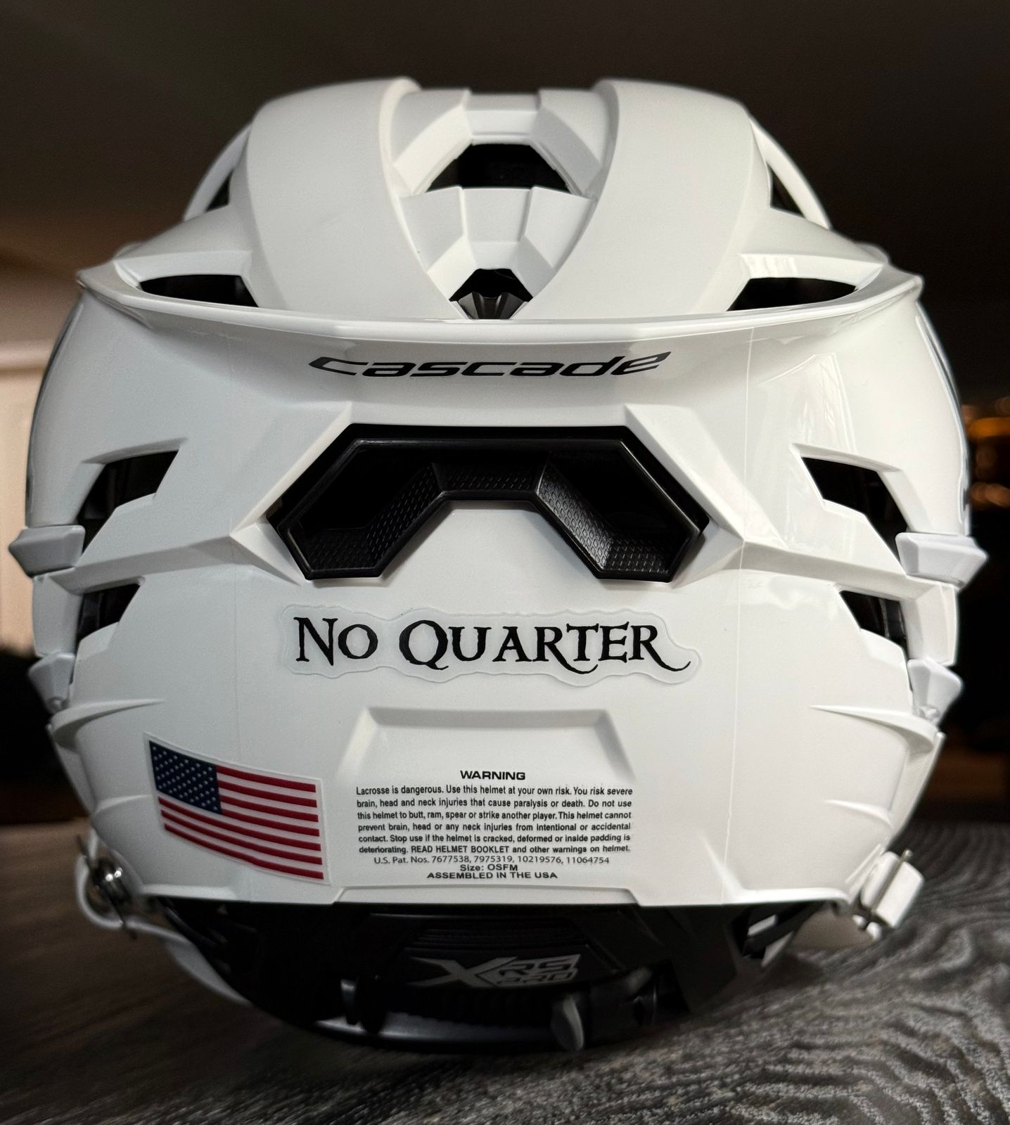 Cascade XRS PRO White Lacrosse Helmet