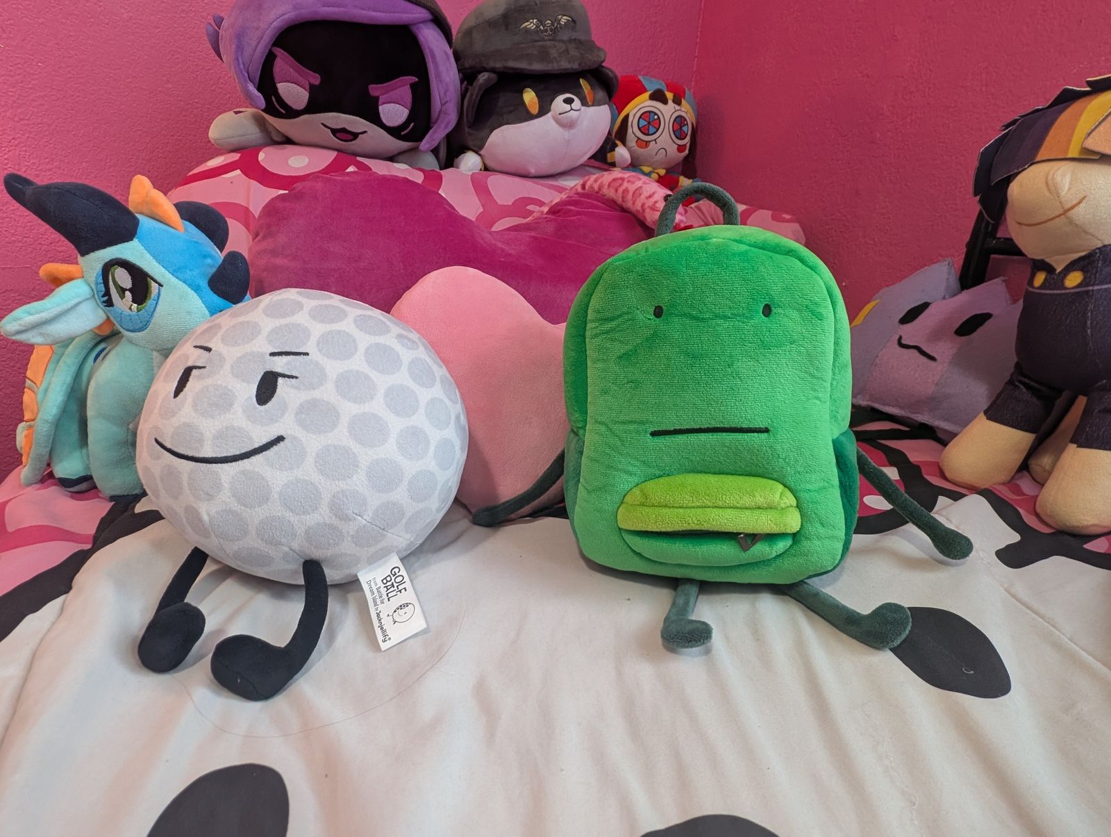 Liam Plush Backpack – 24cm Green Plush Toy Backpack, Plecak Doll, Kid Gift