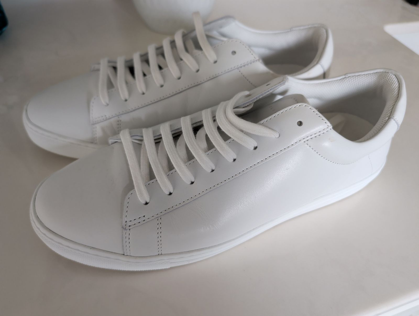 Oliver Cabell White Leather Sneakers