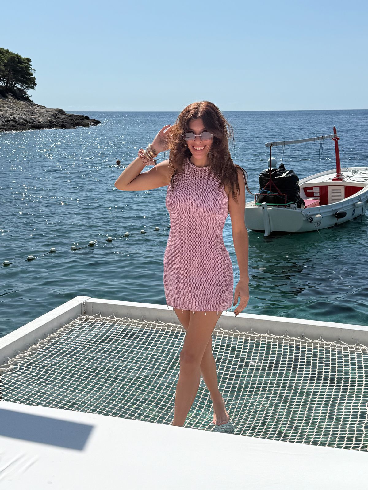 ARIYA SLEEVELESS MINI DRESS - PINK METALLIC | Runaway The Label ARIYA SLEEVELESS MINI DRESS - PINK METALLIC | Runaway The Label