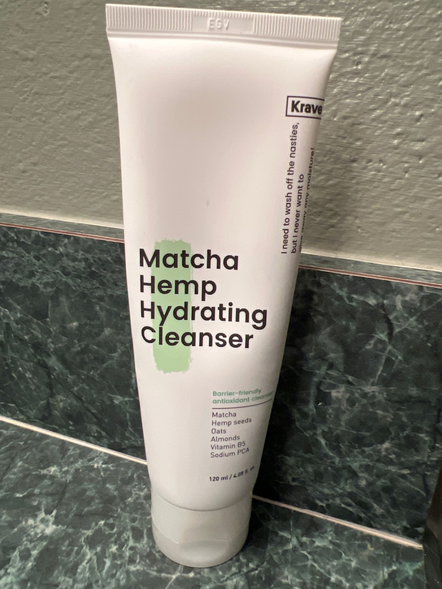 Matcha Hemp Hydrating Cleanser: Cleanser For Sensitive Skin 