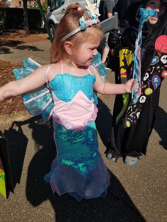 mermaid fancy dress outfit InCharacter Mysterious Mermaid Tween Costume, Purple, M