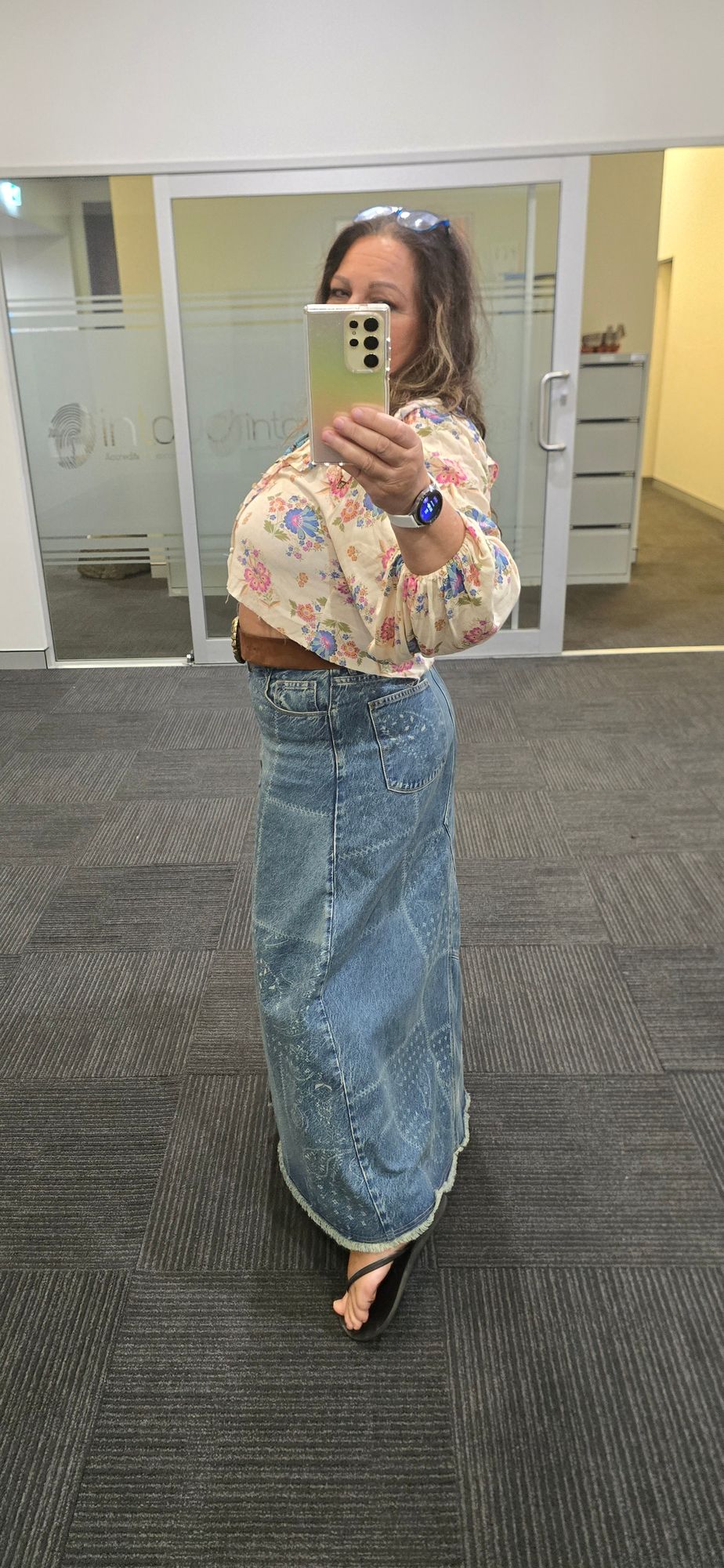spell road trip denim dress Maxi Skirt – Christmas dresses Size:39 (US W 8-8.5) party gown 2020 F/W 2003 Stella McCartney this dress offers a