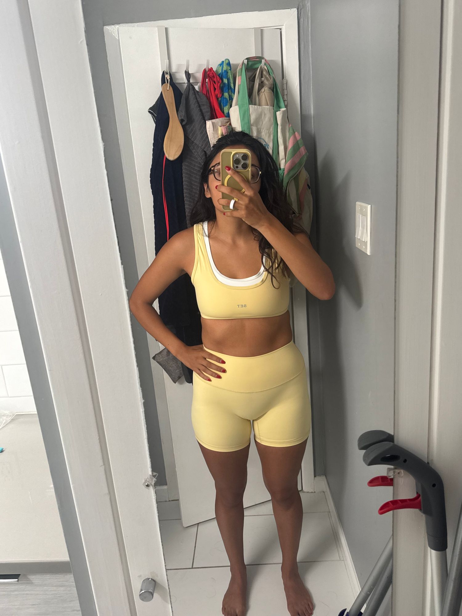 AIRLUXE™ BREATHE LAYER SCOOP BRA GLOSSY – SET ACTIVE