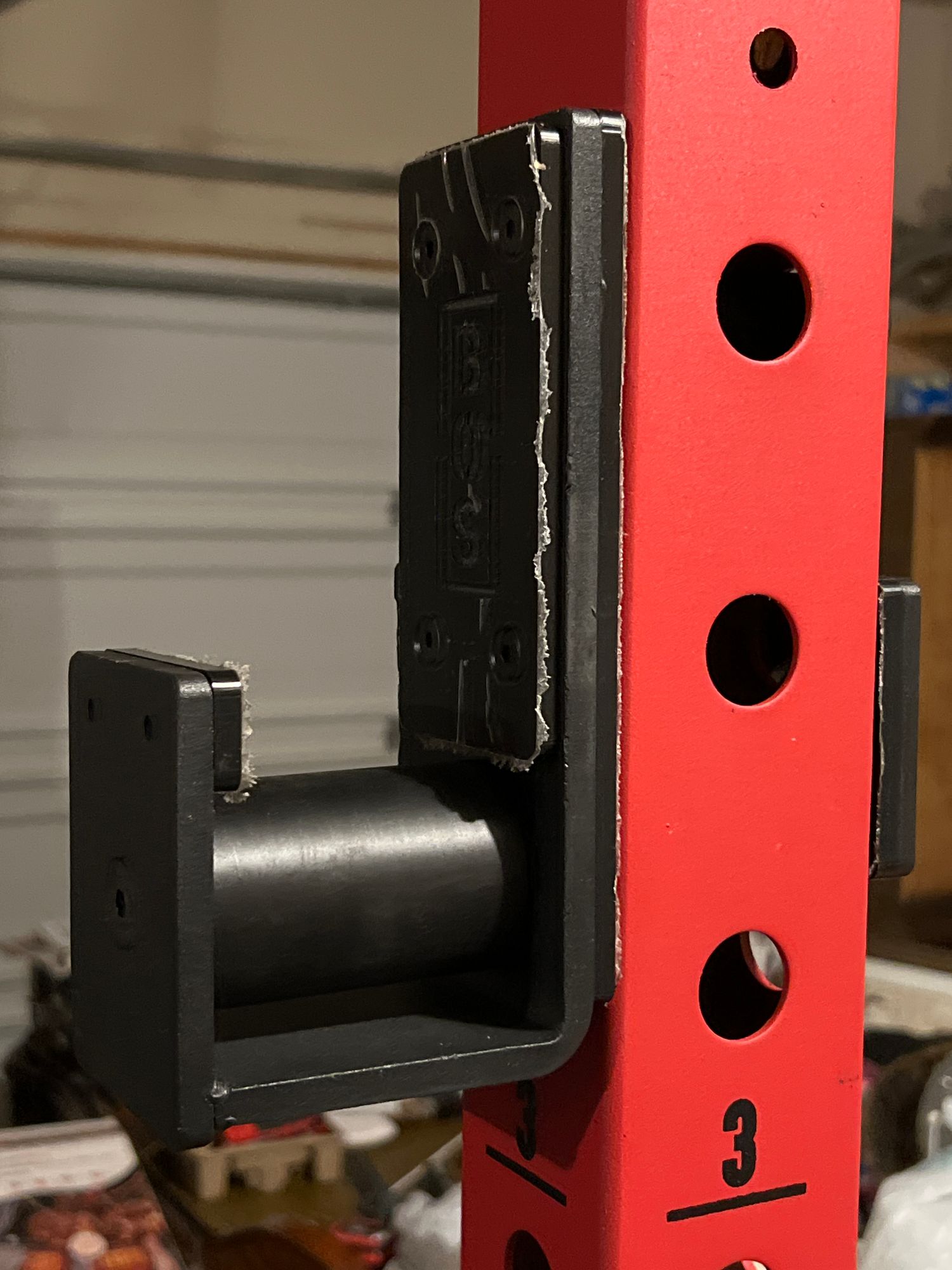 2 Supports J-Cups Robustes Pour Rack 3x3 Pouces, Marque Warrior, Neufs