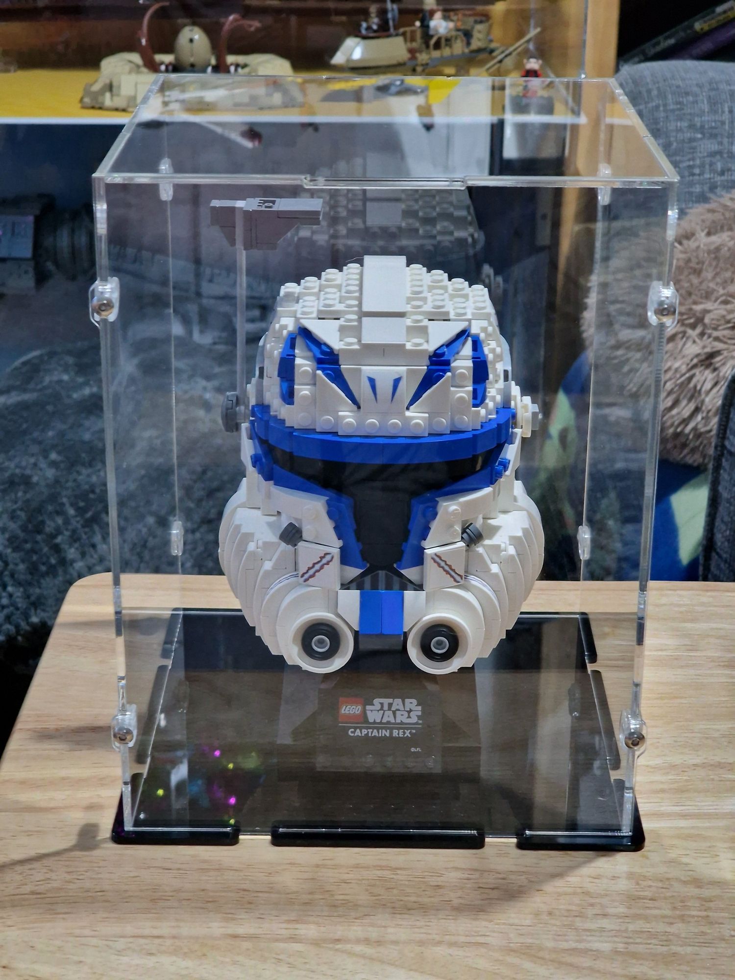 LEGO Star Wars Captain Rex Helmet Display Case iDisplayit