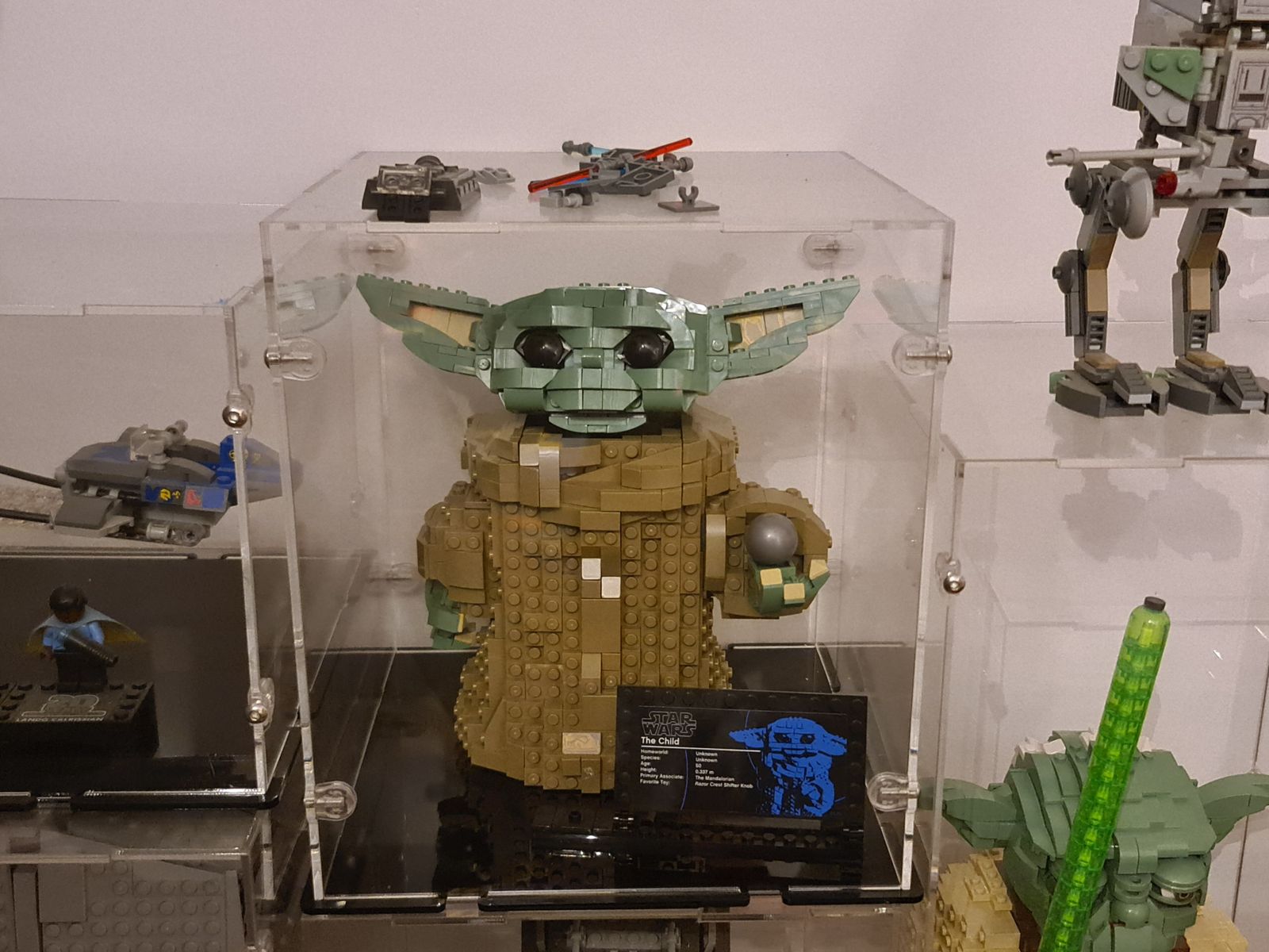 Acrylic Display Case for LEGO The Child, Mandalorian iDisplayit