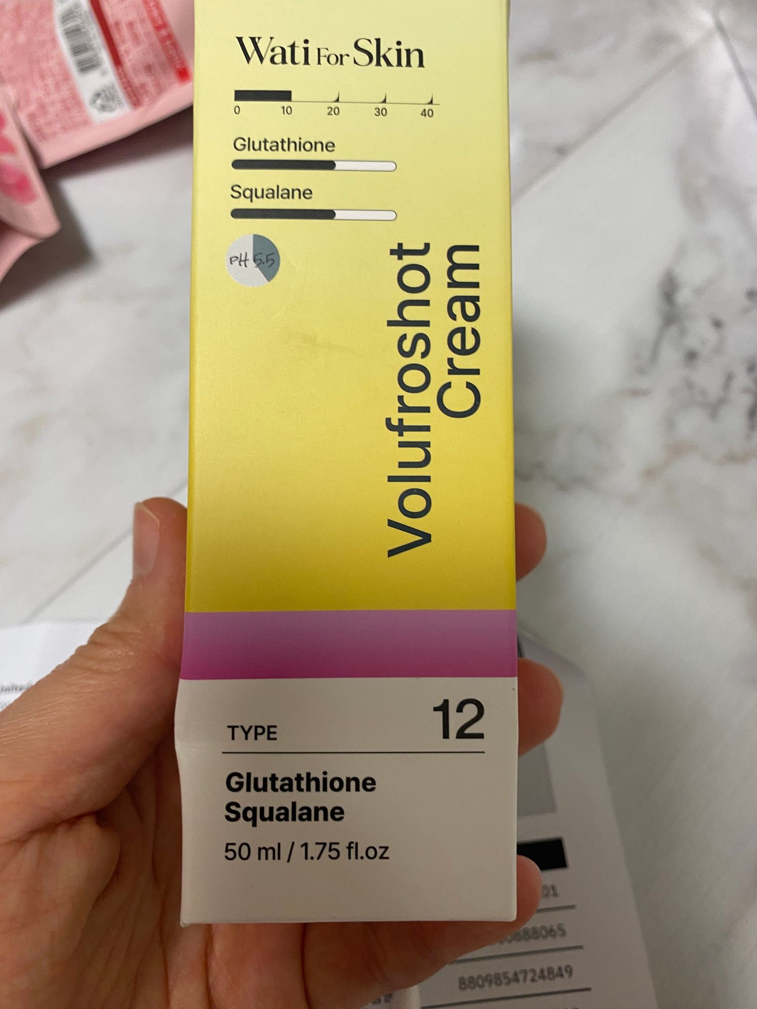 glutathione sh cream pump WatiForSkin Squalane Volufroshot 50ml Indian clay soap ghk-cu stacking with cjc-1295 Variant:5mg