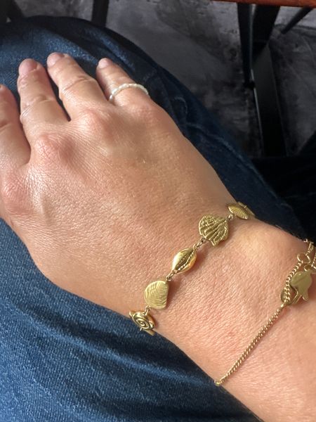 Orelia - Catenina a maglie ovali placcato oro 18 k da 16