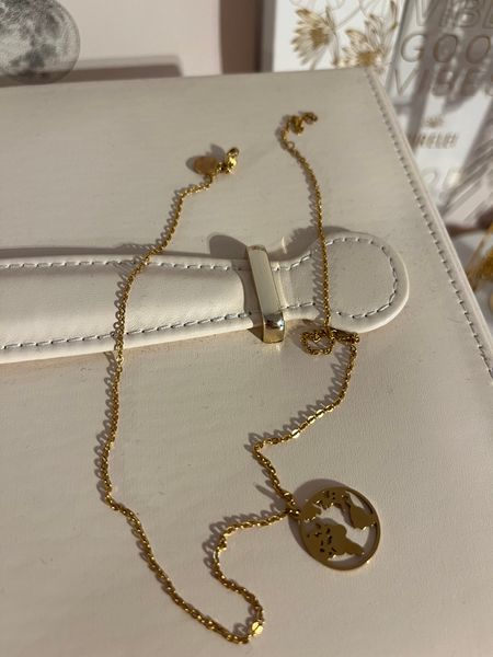 PURELEI Kette 'World Map' in Rosegold | ABOUT YOU