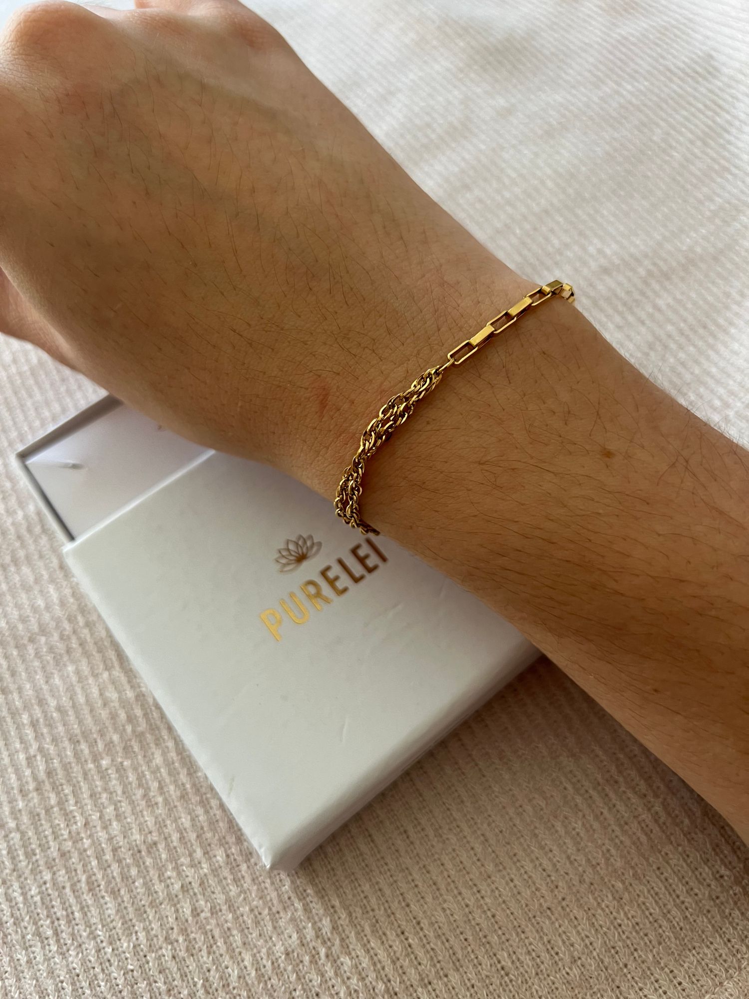 Purelei Kumu O Mix Bracciale 100% acciaio inossidabile Braccialetto