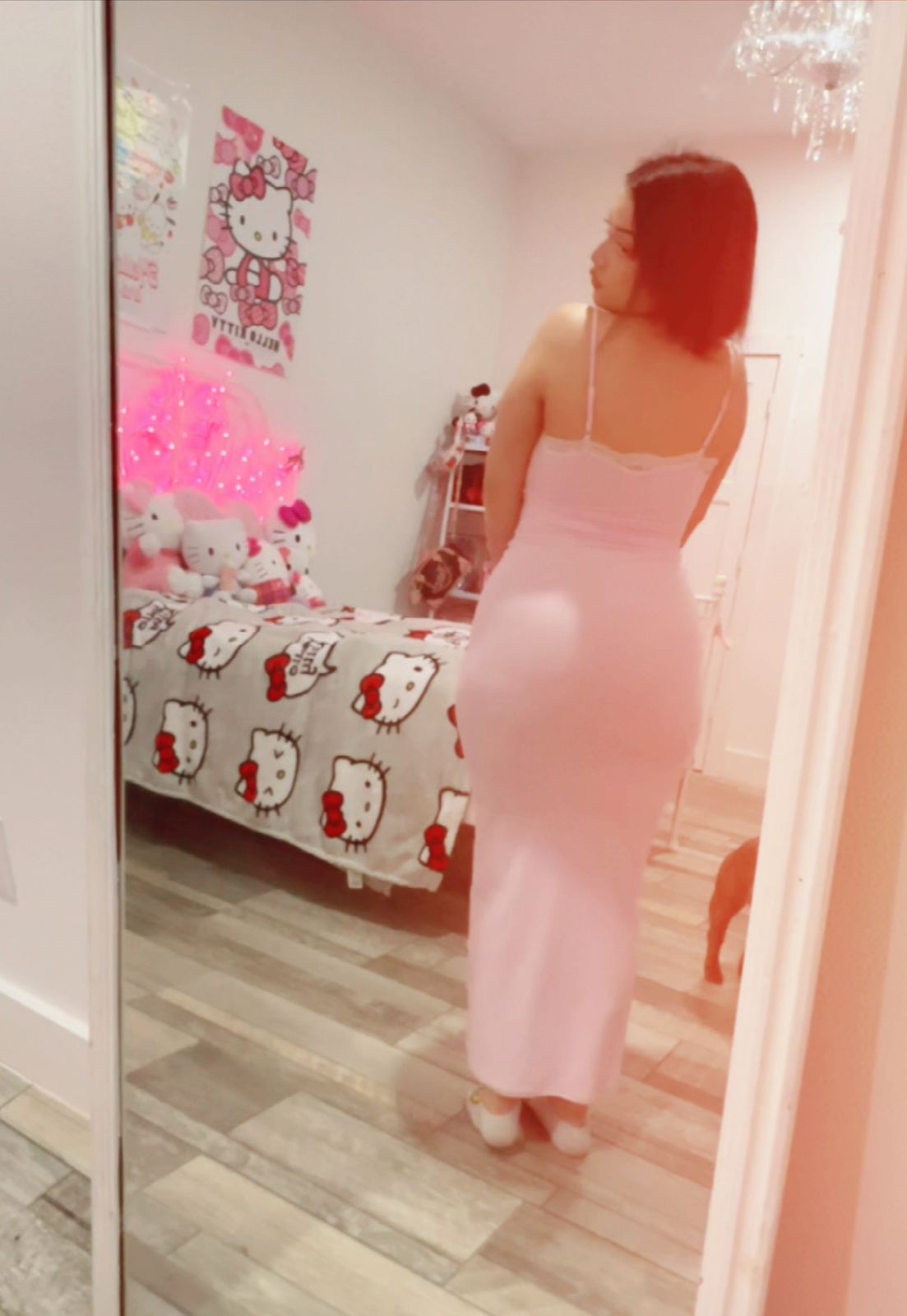 fit and flare pastel dress Sleeveless Mikado Fit And Flare Midi Dress With V-Back In Midnight main image 1