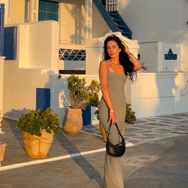 SOFT LOUNGE LONG SLIP DRESS | HEATHER GREY | SKIMS