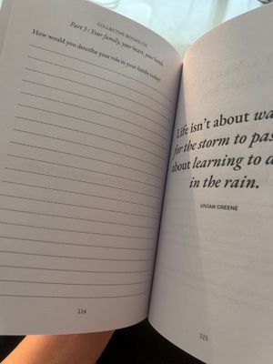 Open book pages