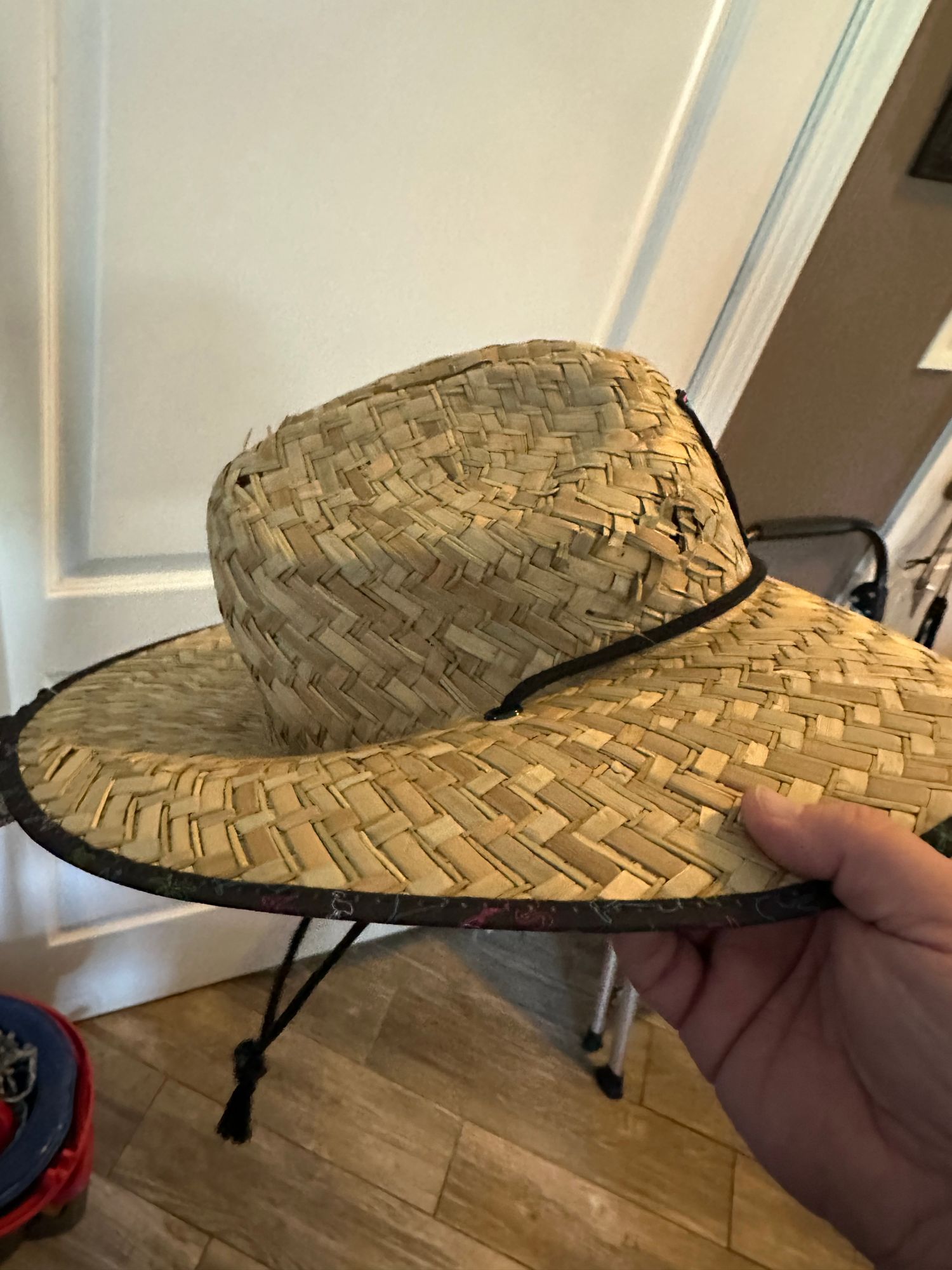 Green Camo Straw Sun Hat Black Gray Dixxon Flannel