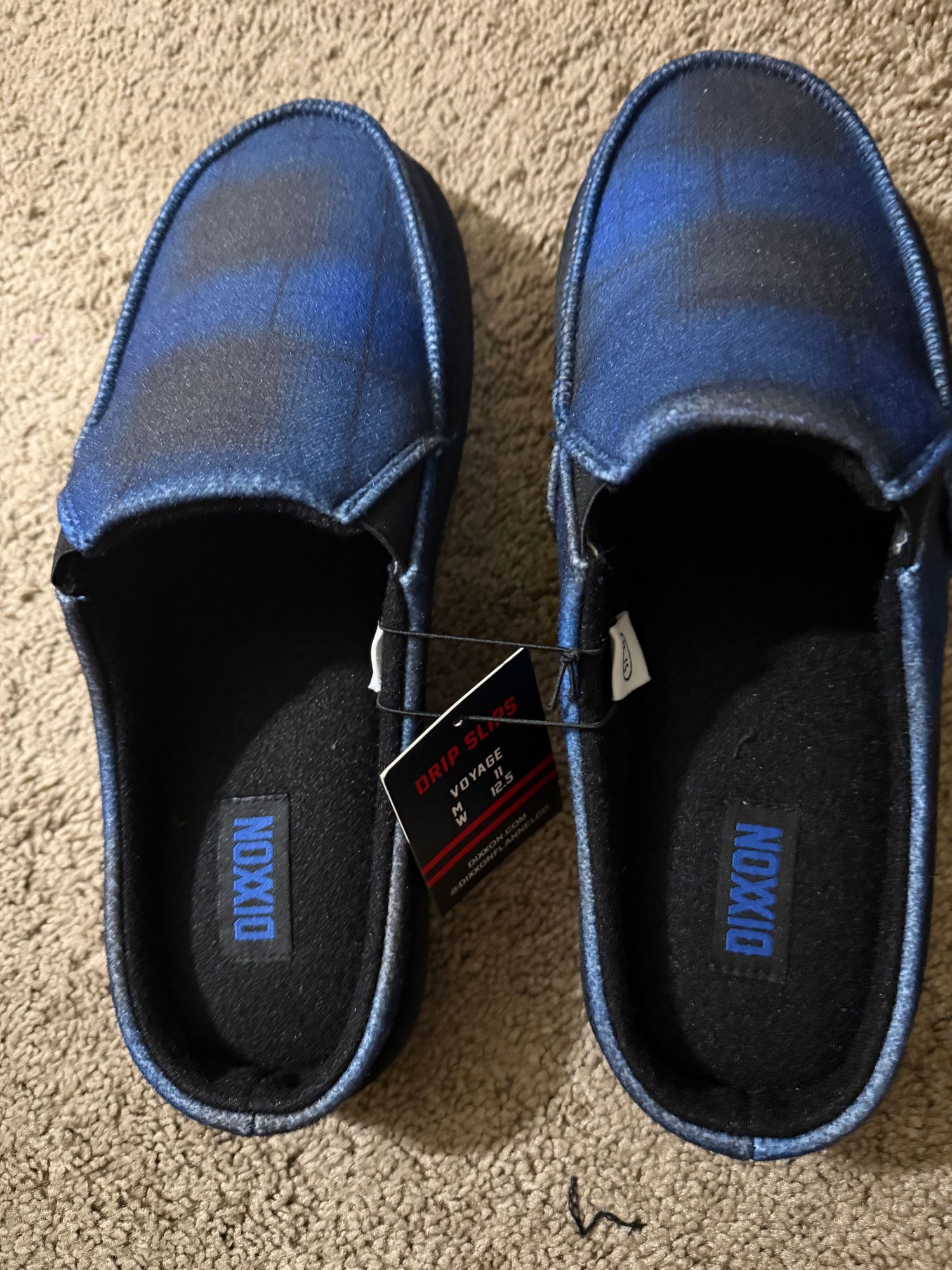 Rare! Dixxon Flannel Drip Slips Slippers House Shoes Size Men\'s 11 BNIB Staheekum Men main image 2