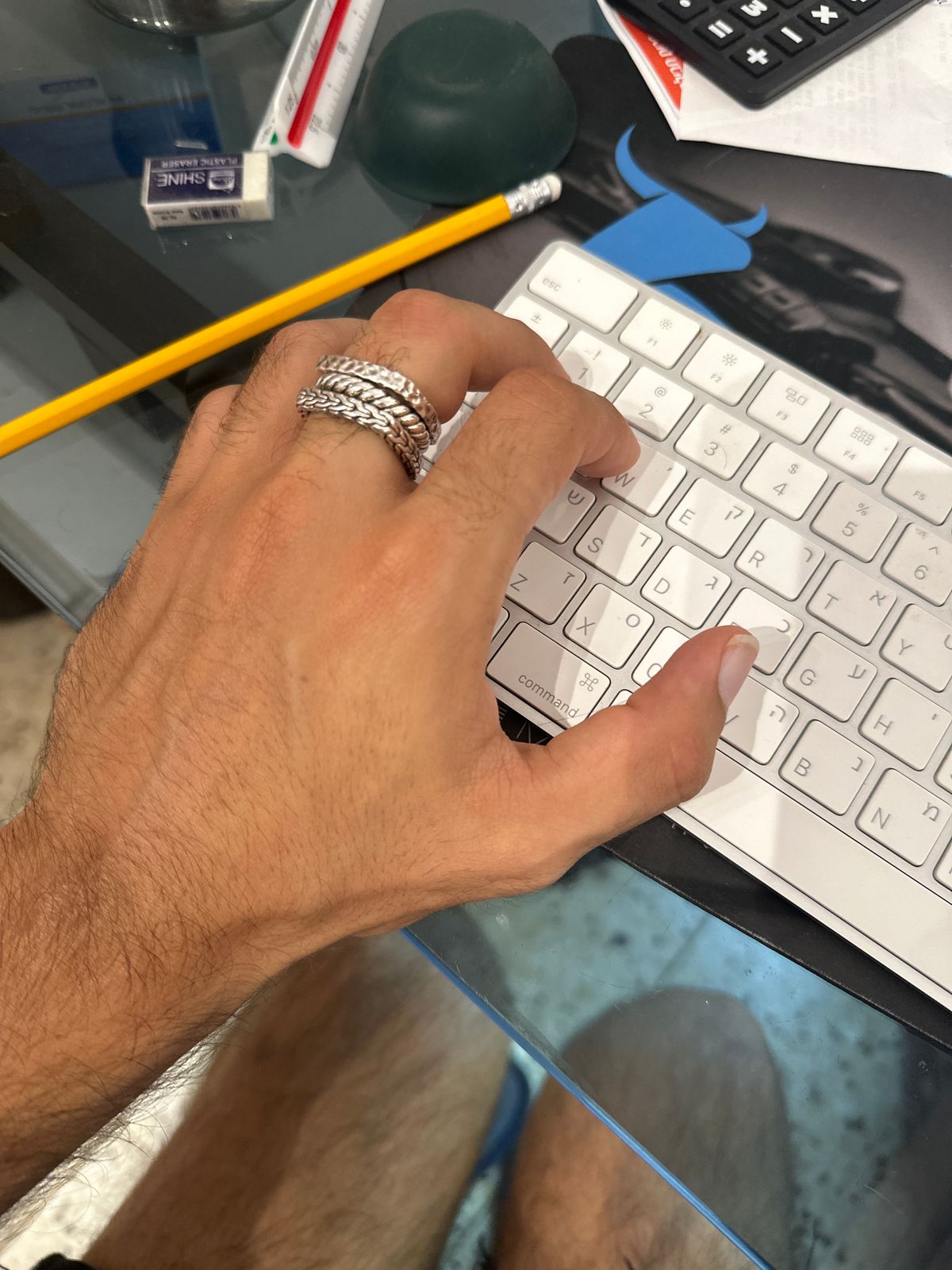 Tierce: Sterling Silver Stackable Rings for Men – Clocks and Colours