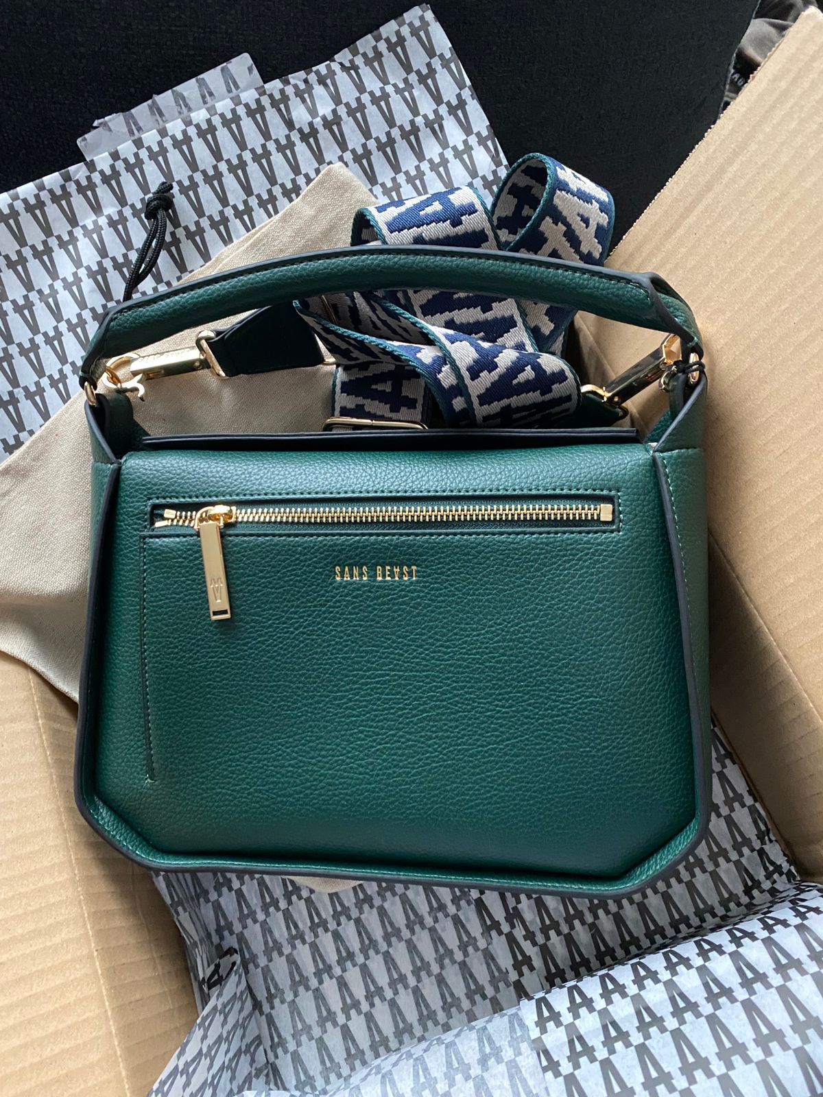 Sanctuary Vegan Leather Handbag Black Sans Beast