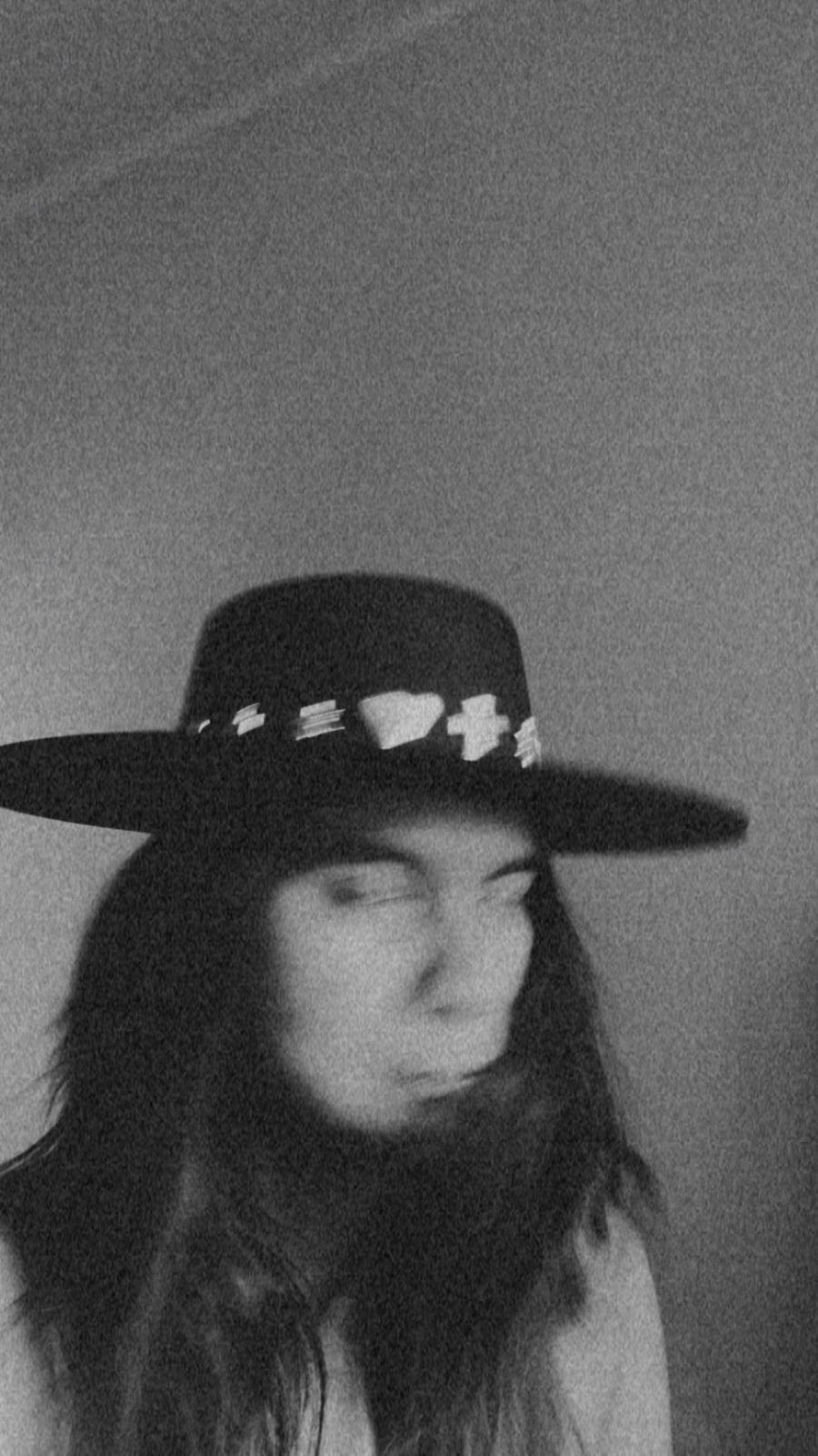 Celestial - Wool Felt Boater Hat with a Dipped Crown (Black  display picture 1