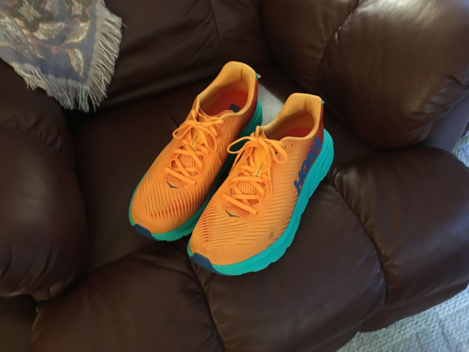 HOKA Rincon 3 Running Shoe MENS 10.5 Ceramic Evening Primrose Lightweight NIB Hoka One One HOKA Rincon 3 Ceramic Evening Primrose for sale  main image 4