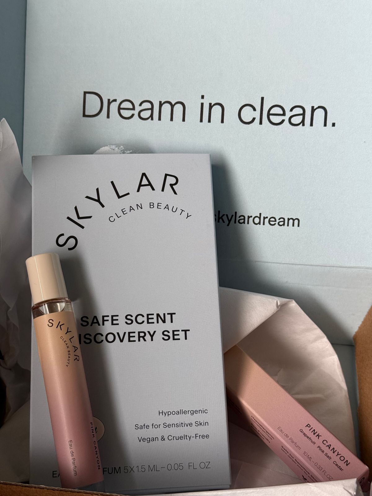 Pink Canyon Rollerball: Woody Scent | Skylar Clean Fragrance