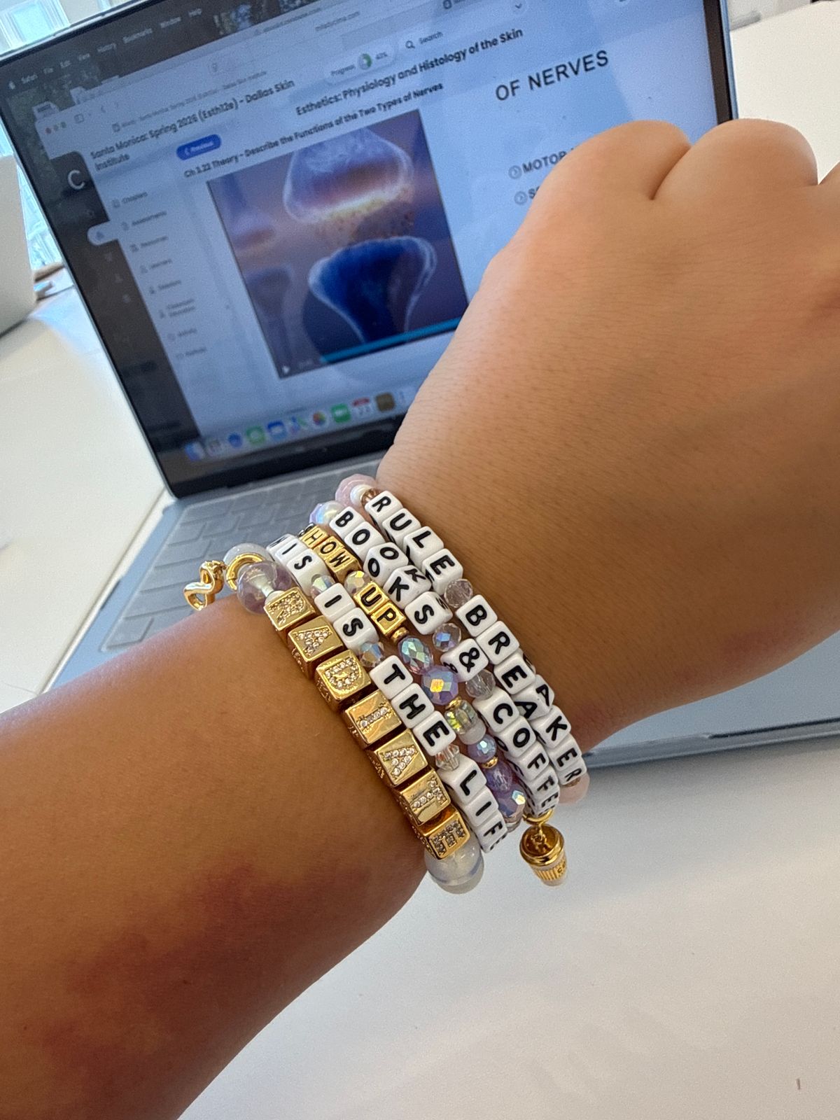 Unapologetic Bracelet Set – Mik Zazon | Endometriosis Giveback 
