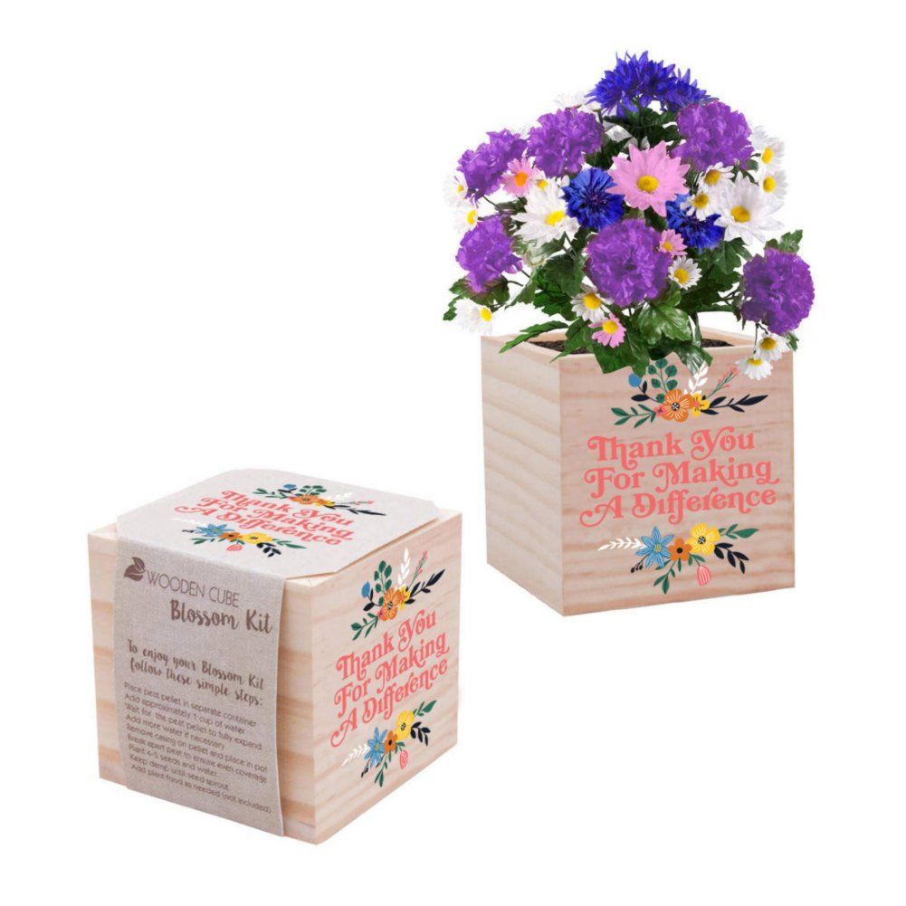 Appreciation Plant Cube - Thank You For Making A Difference | Baudville
