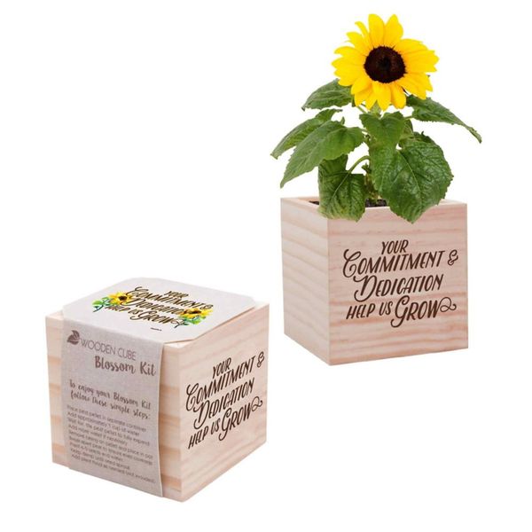 Appreciation Plant Cube - Your Commitment & Dedication - Baudville