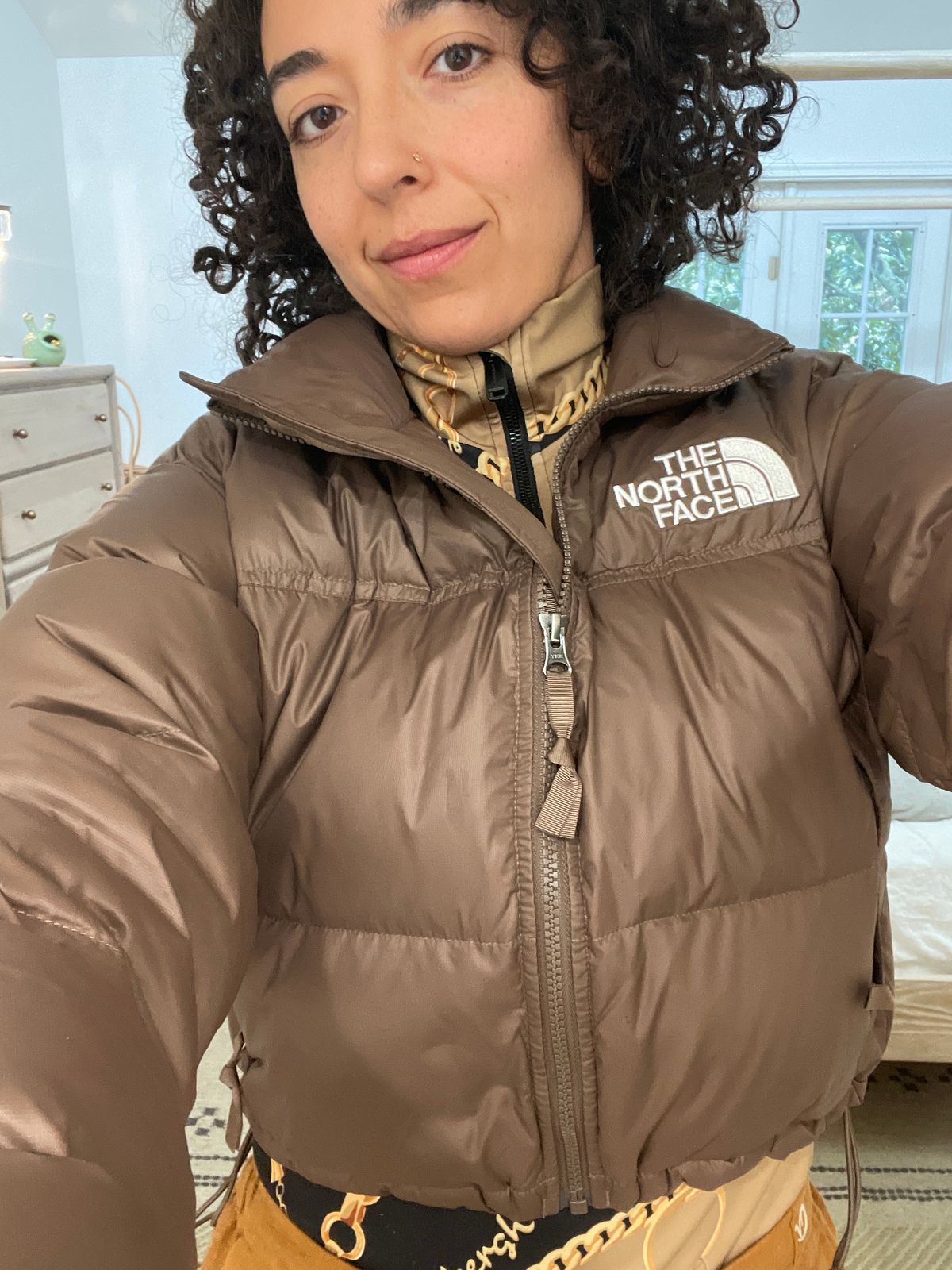 Brown Womens North Face Jacket Cropped The North Face Women's