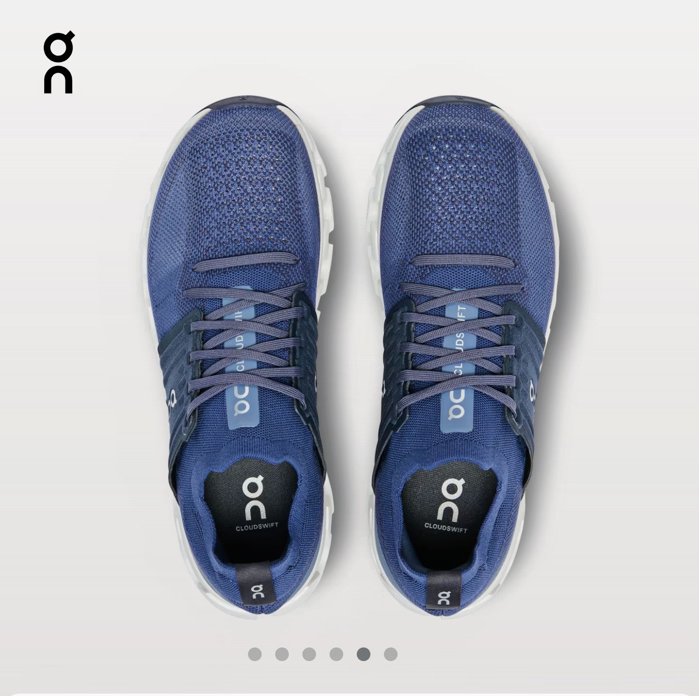 On Cloudswift 3 Men Sz US 11 Denim Midnight Blue Athletic Running Shoes Sneakers On Cloudswift Denim/Midnight for sale | eBay main image 3