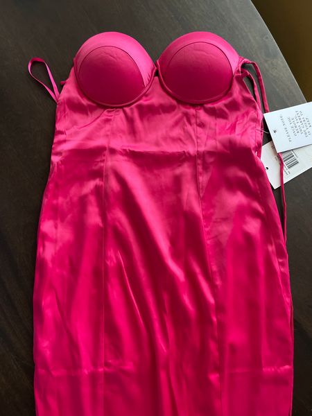 backless red halter dress Wishlist Break My Heart Red Plunge Halter Flare Dress - Size L