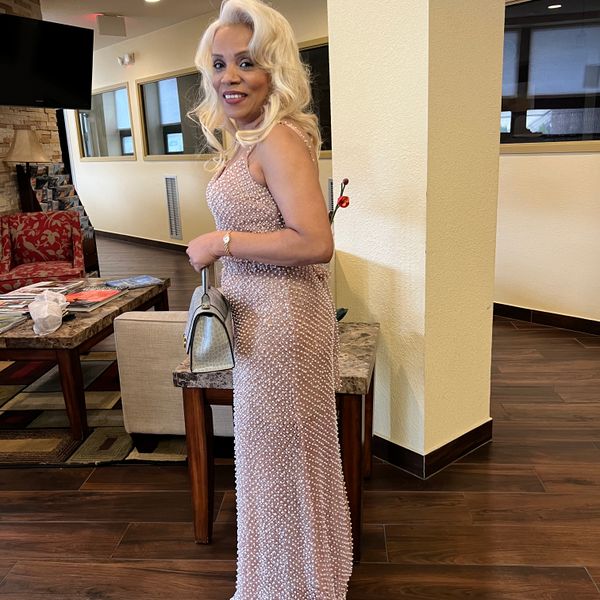 Elsa Rose Gold Beaded Maxi Gown  Alamour The Label