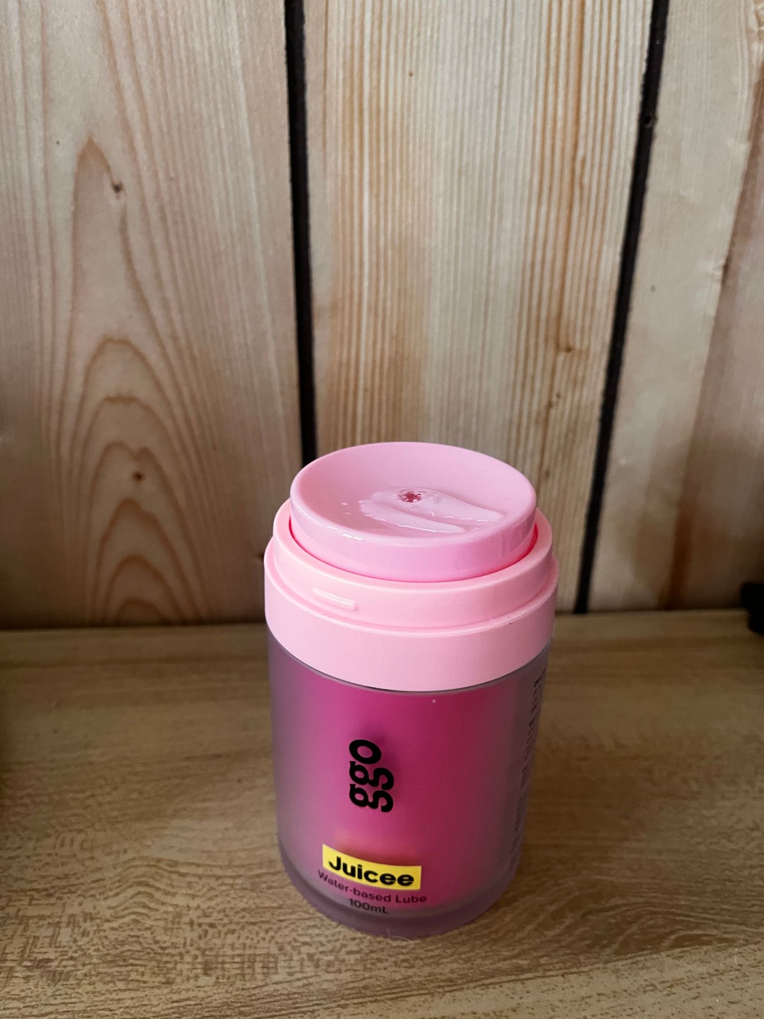 pink water lubricant Barely There Thin Water Based Silicone Lubricant main image 0