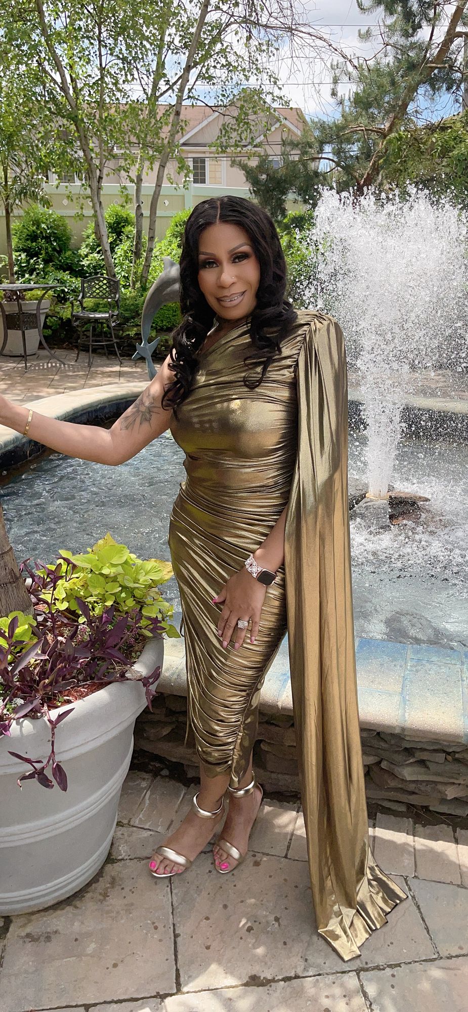 Trophy Wife Birthday Dress in Metallic Gold, Plus Size, Dress for Cocktail Parties, Birthdays, Date Nights by Ella Lisqu Ella Lisqu Trophy Wife Birthday Dress in Metallic Gold, Plus Size, Dress for Cocktail Parties, Birthdays, Date Nights by Ella Lisqu Ella Lisqu