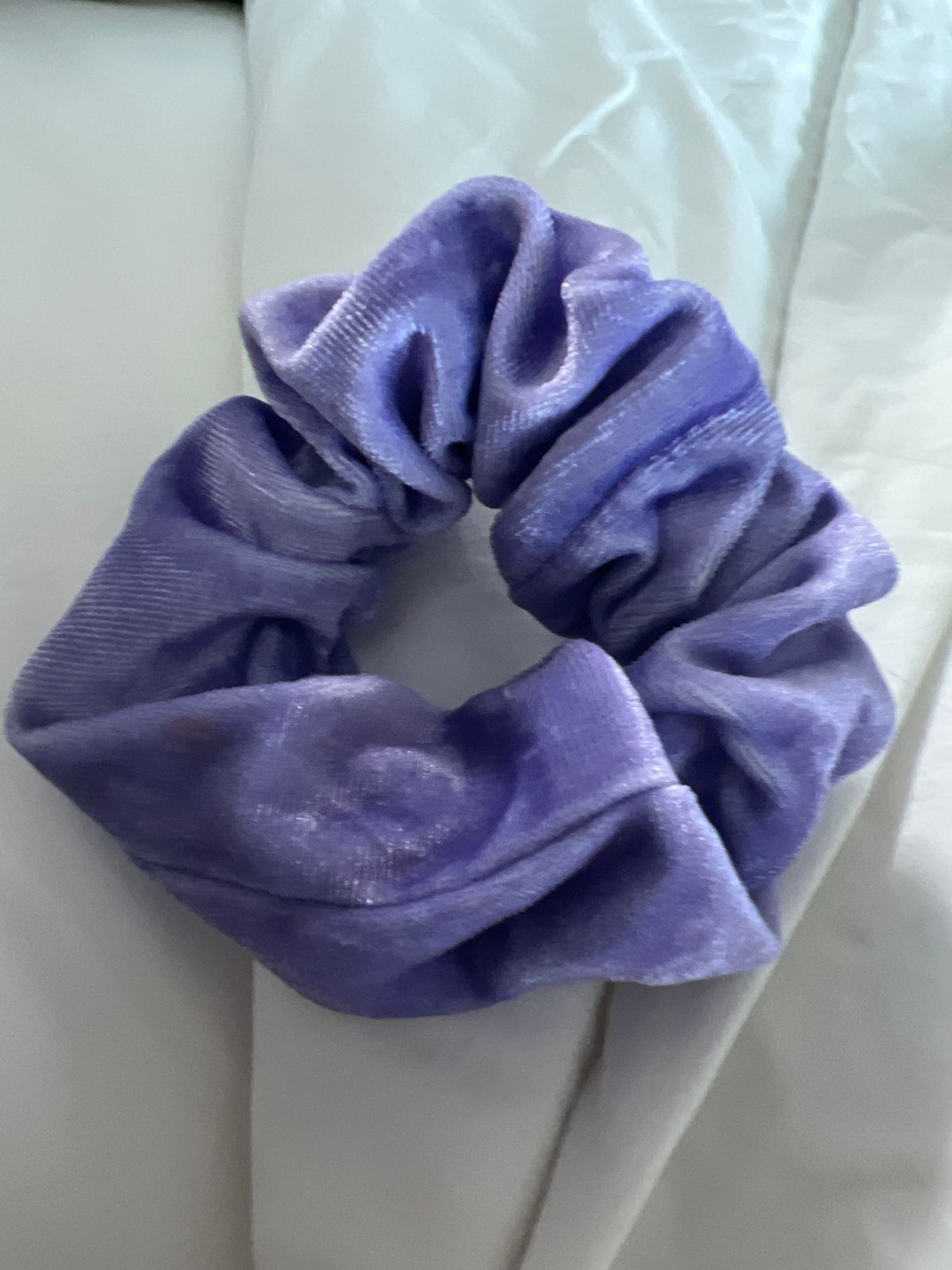 MCM Purple Silk Scarf and Scrunchie Set Mulberry Silk Hair Scarf, Hair Wrap - Purple – Hair Wrap Heaven main image 4