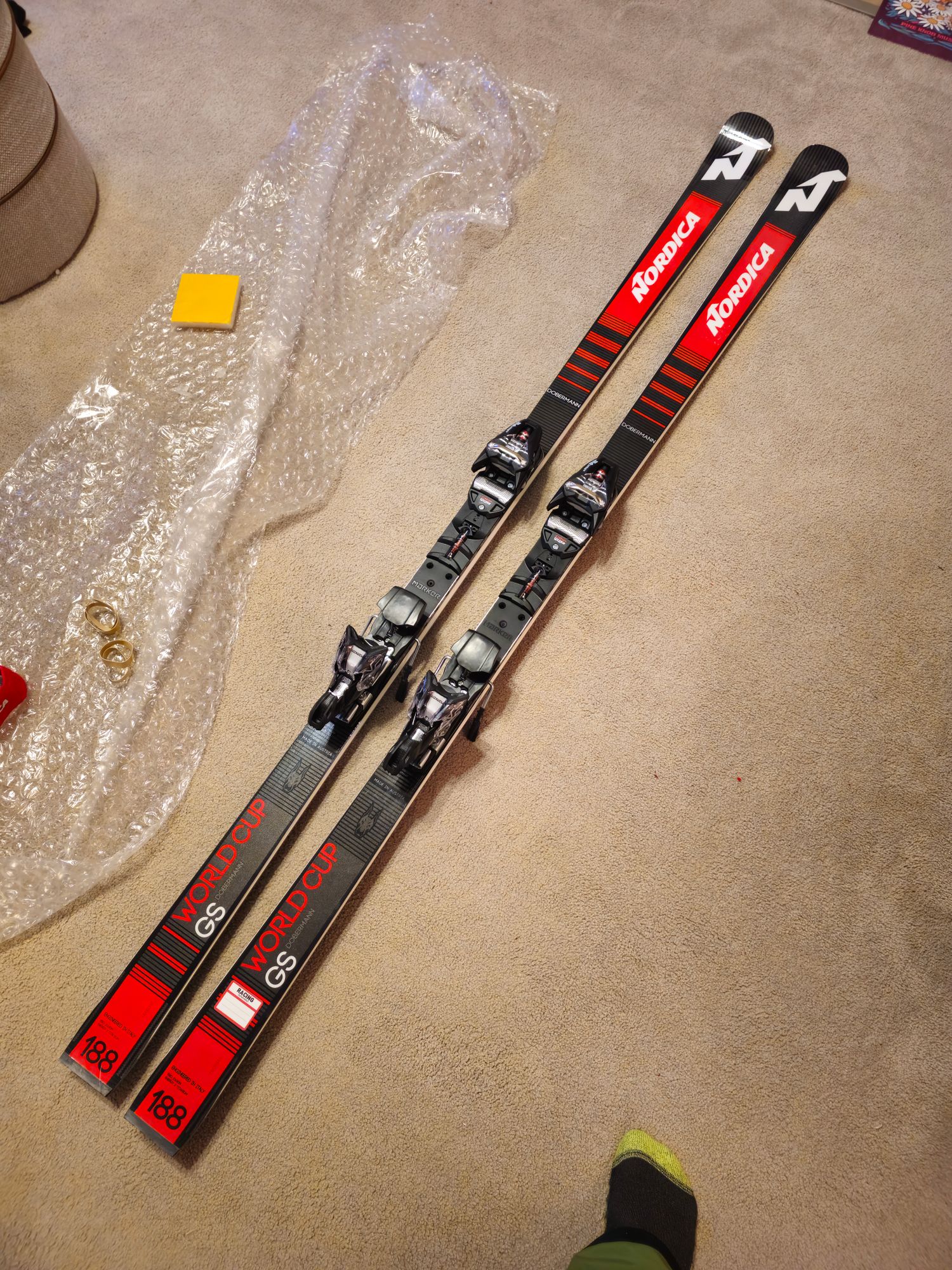 2019 Nordica Dobermann GS WC Dept. Skis w/Race Plate | Alpine Skis 