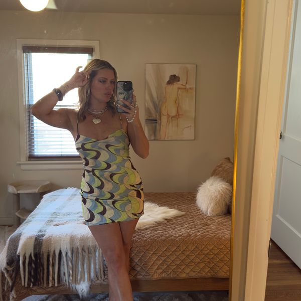 Micro Mini Dress in Motley RESA Micro Mini Dress in Motley RESA