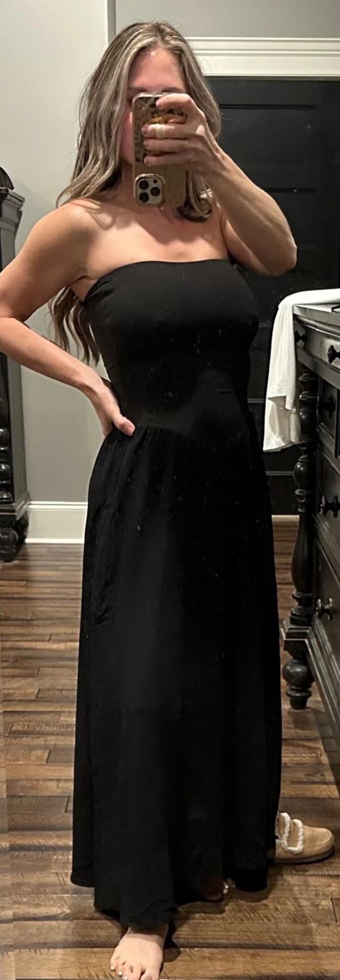 Mackenzie Dress in Black  RESA