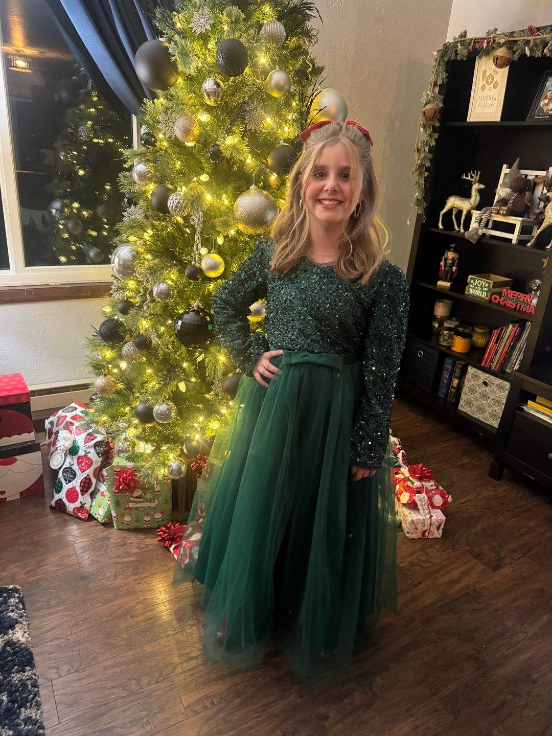 Maxi Sparkly Christmas Dresses Winter Shining Star Maxi Dress