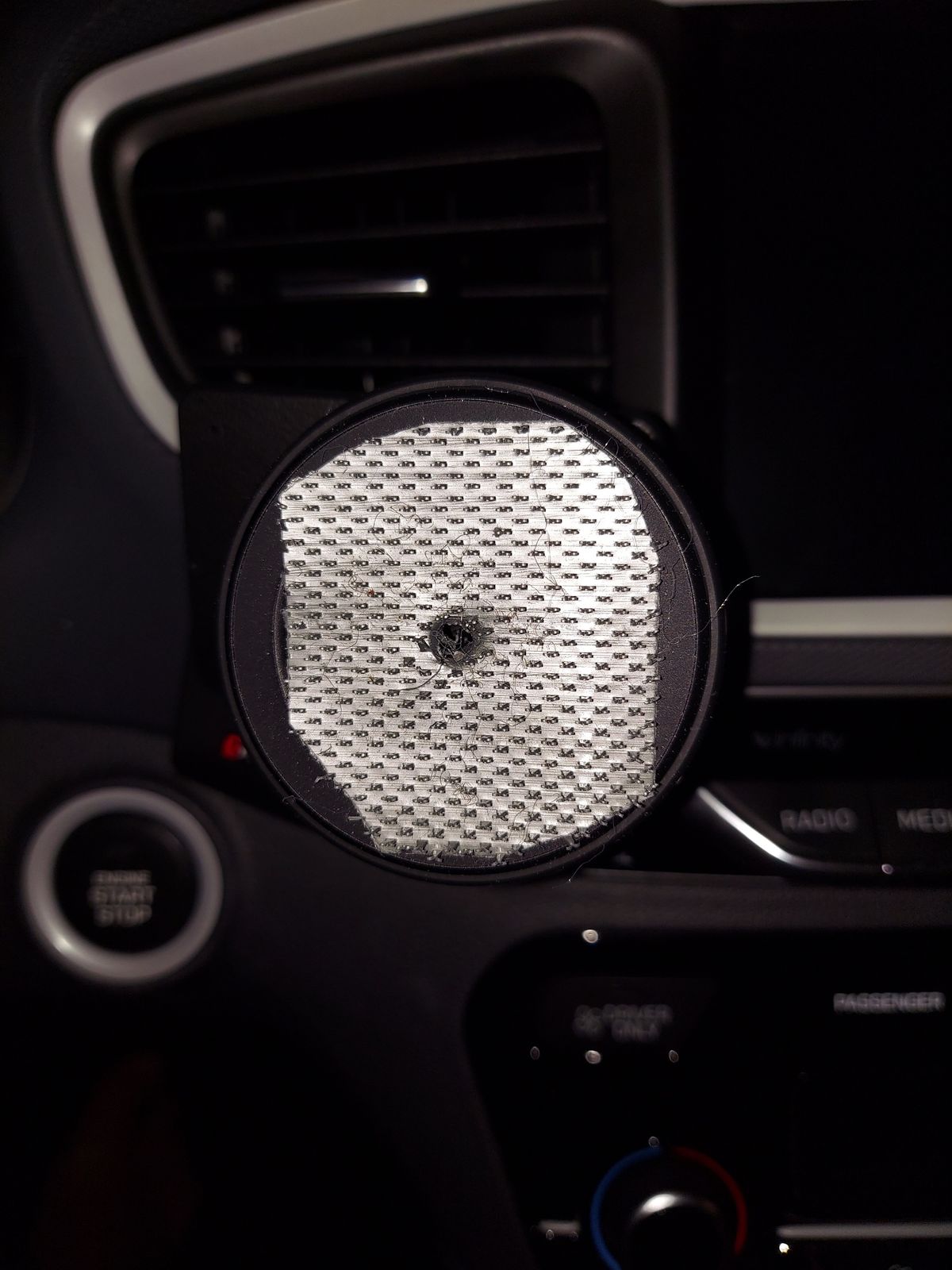 Lampa 72525 Support Téléphone Voiture Magnétique - Fixation Sur Buse D'Aération Avec Plaques Métalliques
