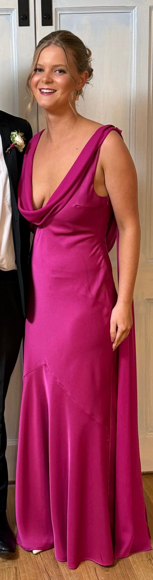 GABRIELLA COWL MAXI DRESS - FUCHSIA | Runaway The Label GABRIELLA COWL MAXI DRESS - FUCHSIA | Runaway The Label